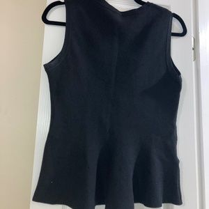 Ann Taylor Black Sleeveless Blouse